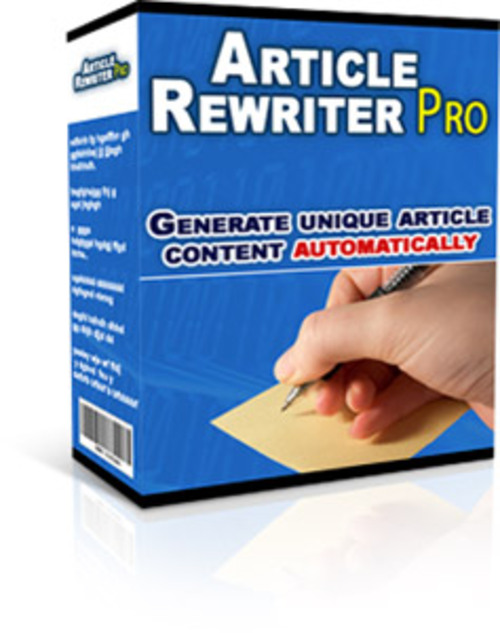 Product picture Create Unique Content With Article Rewriter PRO Software